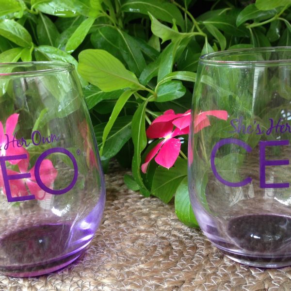 9 Oz. Stemless Wine Glasses