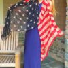 American Flag-Inspired Long Scarf