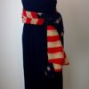 American Flag-Inspired Long Scarf
