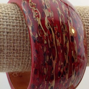 Artisan-Crafted Large Bangle Bracelet