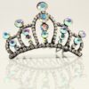 Mini Tiara Crystal Hair Comb