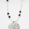 Sterling Silver Onyx Necklace