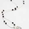 Sterling Silver Onyx Necklace